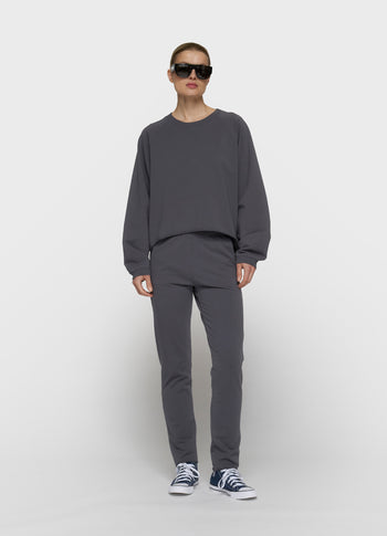 silent chique slim jogger | steel blue