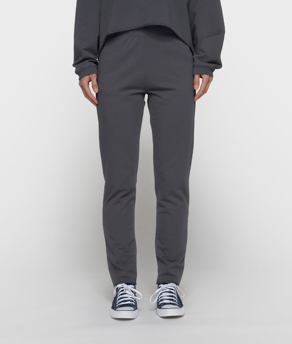 silent chique slim jogger | steel blue