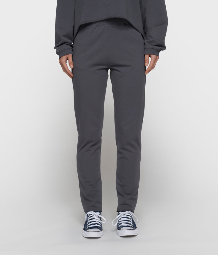 silent chique slim jogger | steel blue