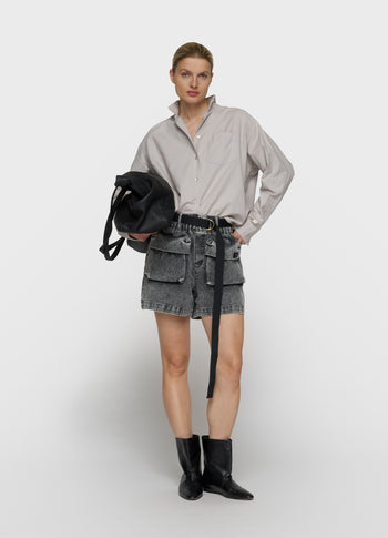 pique shirt | stone