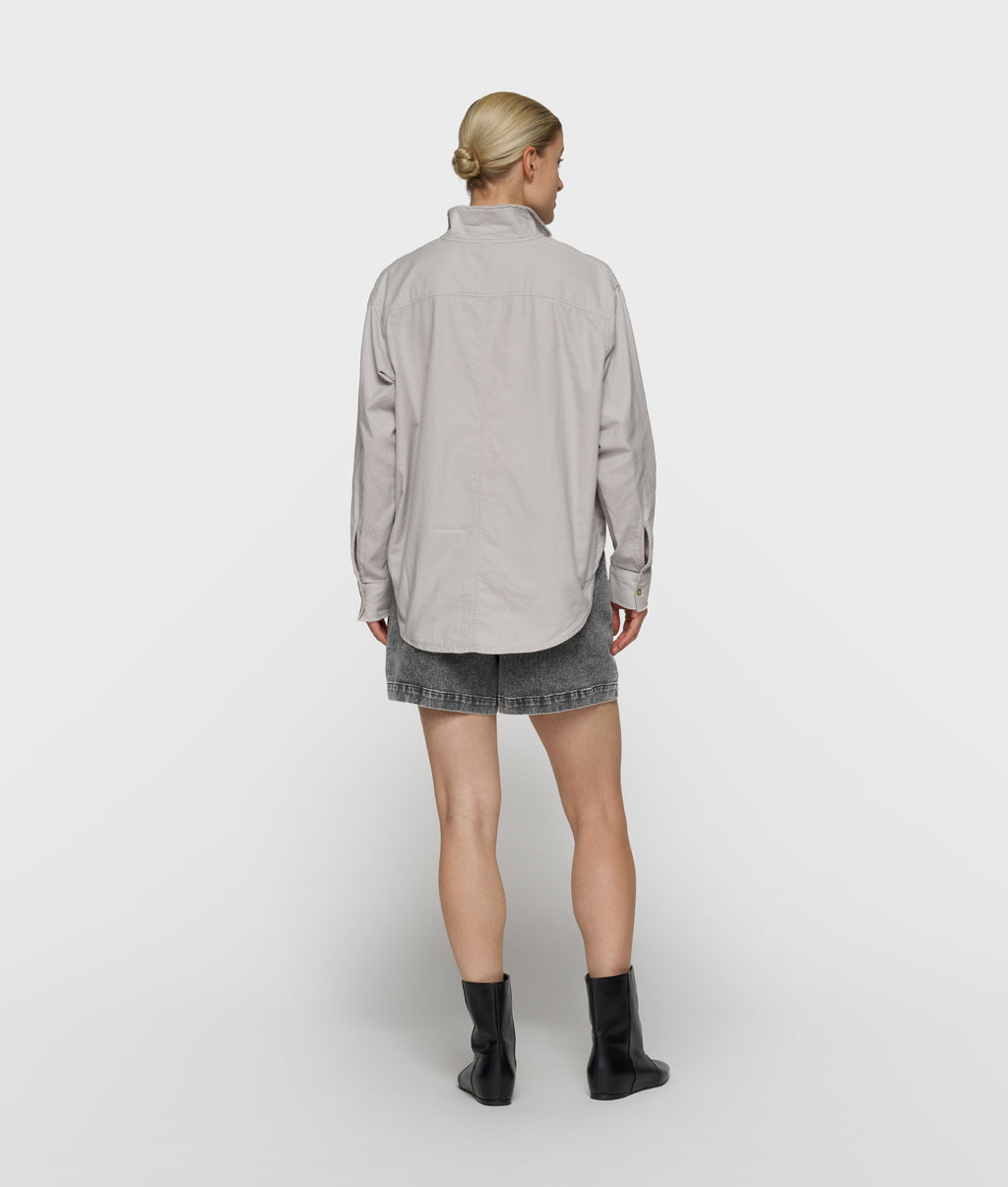 pique shirt | stone