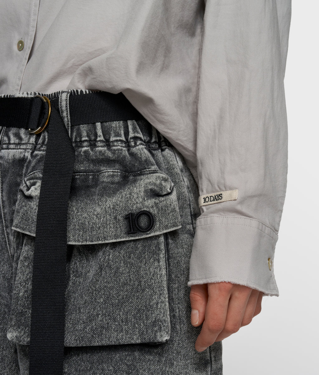 pique shirt | stone