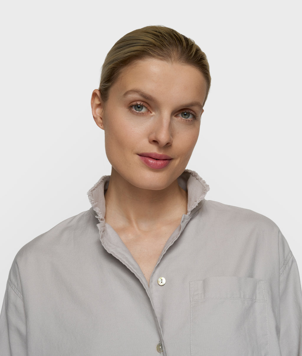 pique shirt | stone