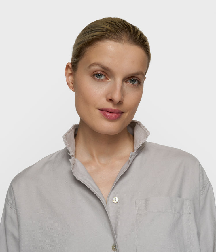 pique shirt | stone