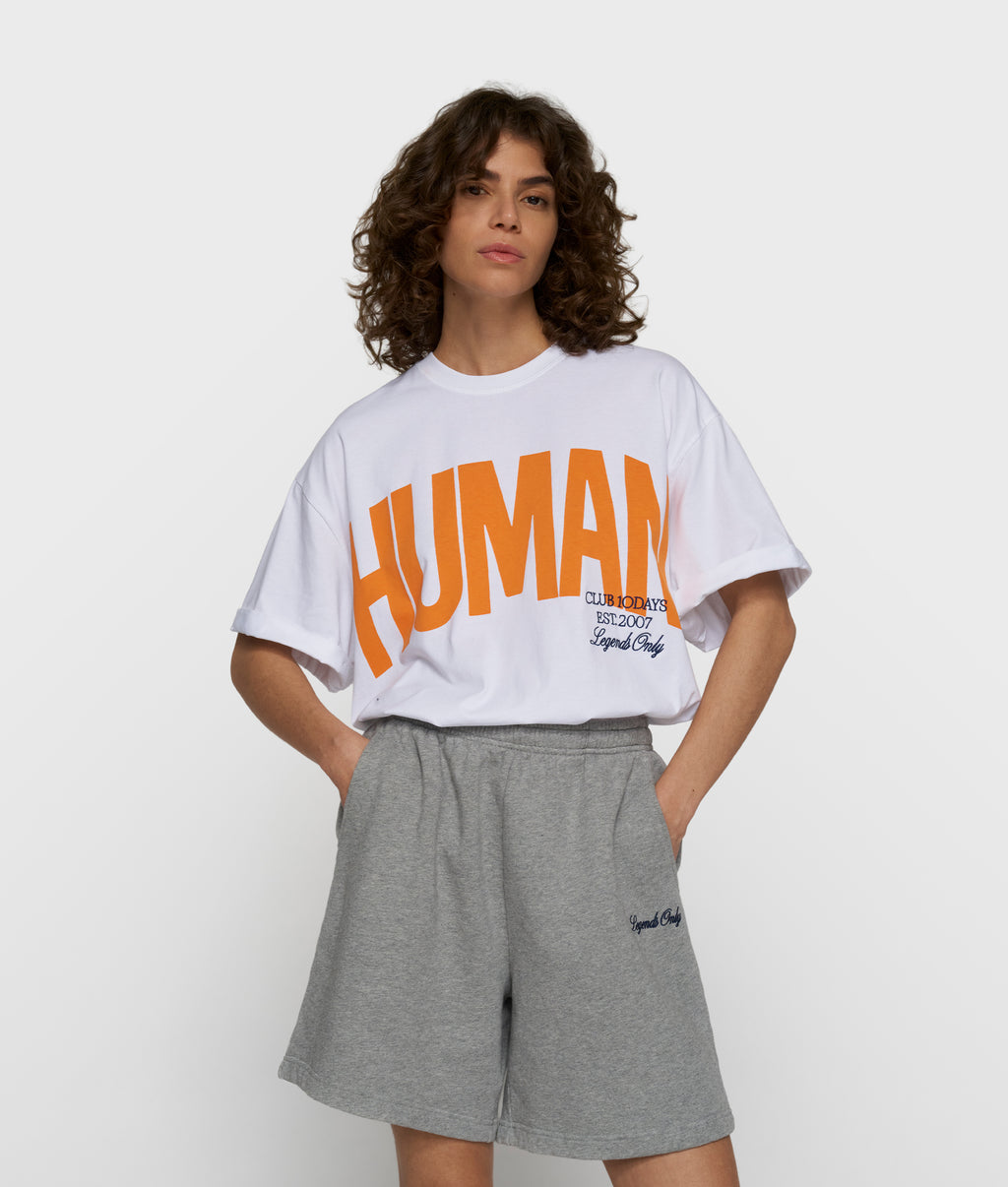 oversized tee | white