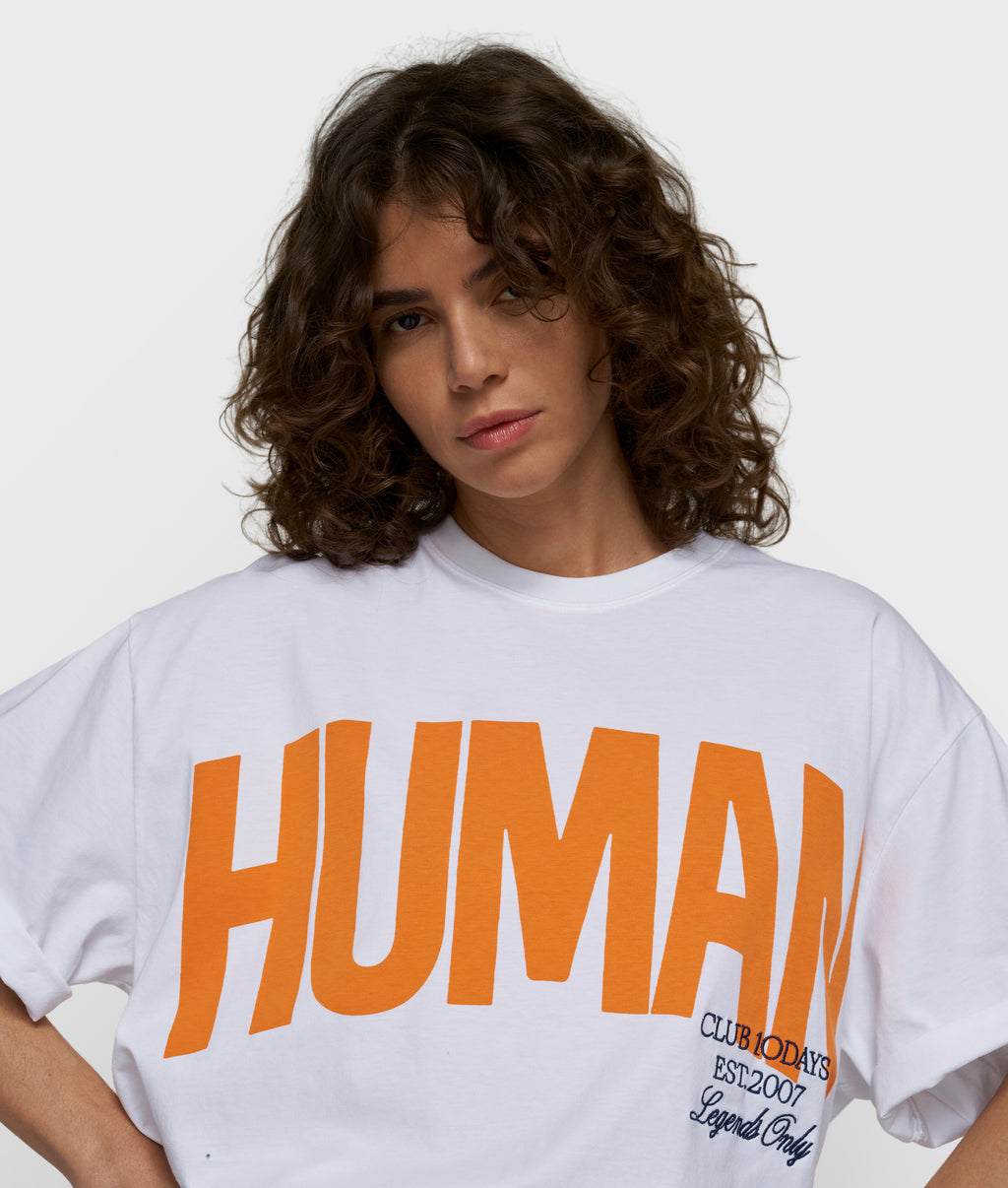 oversized tee | white