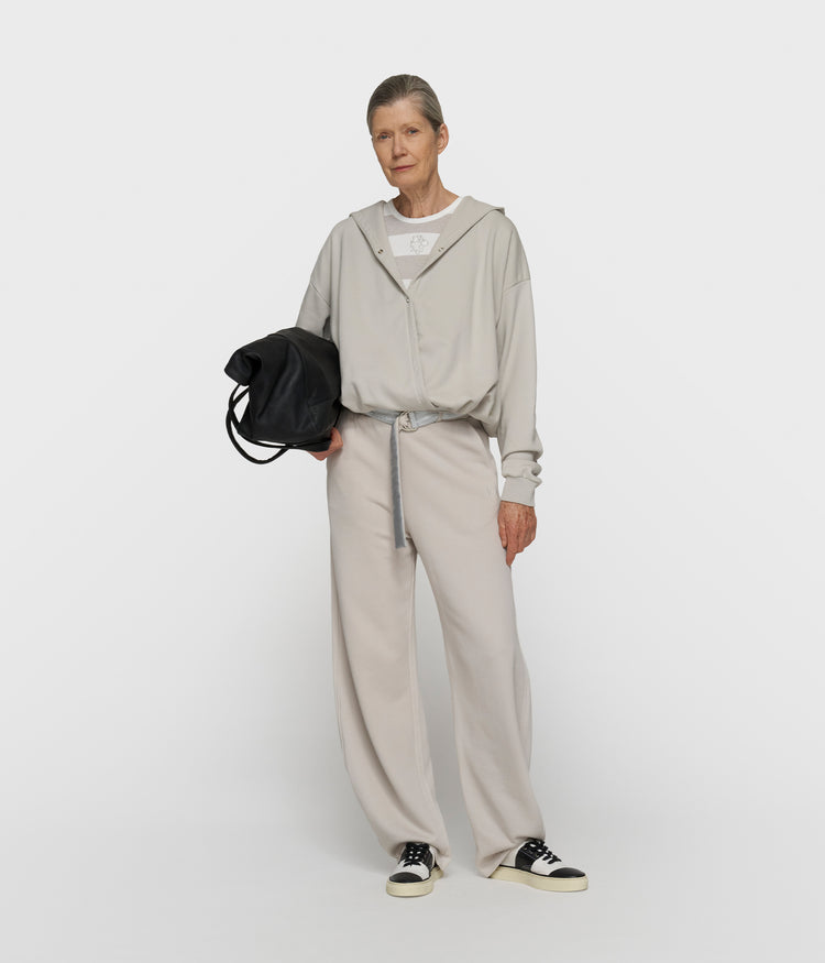 banana pants fleece | stone