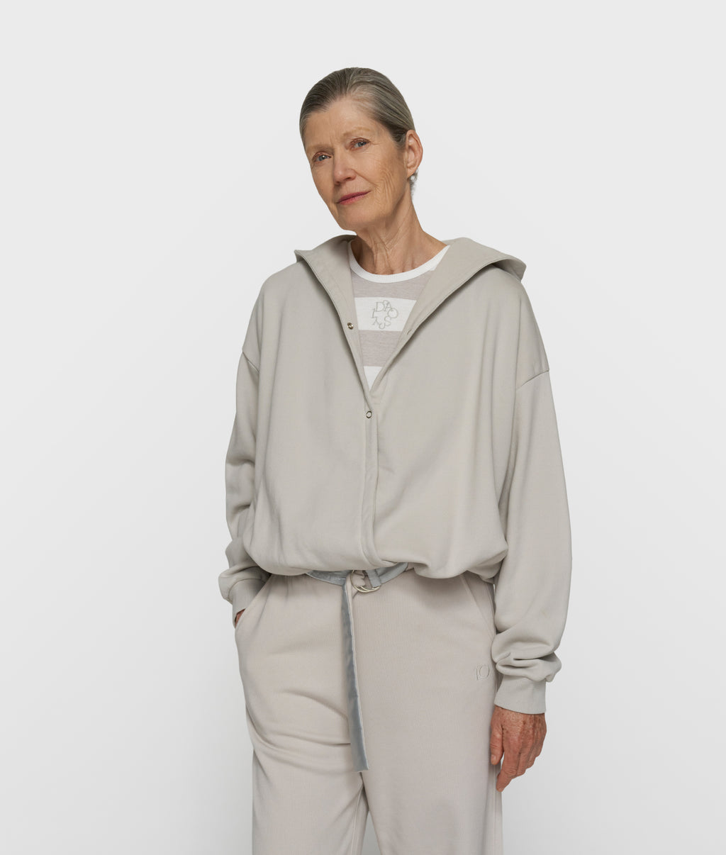 balloon wrap hoodie | stone