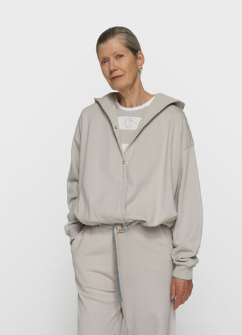 balloon wrap hoodie | stone