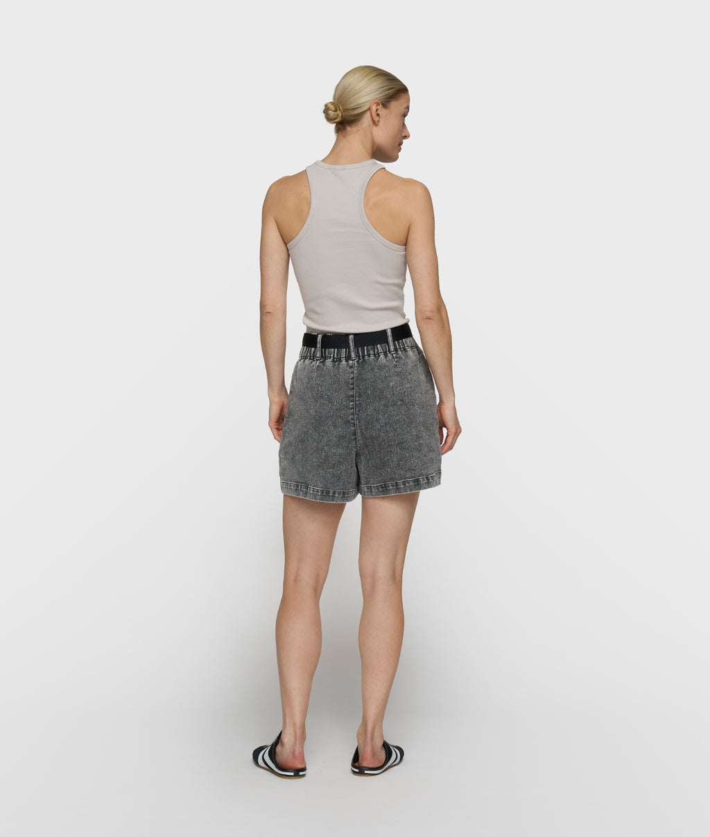 tank top rib | stone