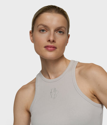 tank top rib | stone