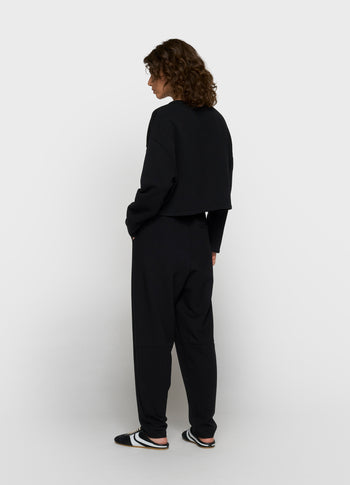 short 10DAYS sweater | black