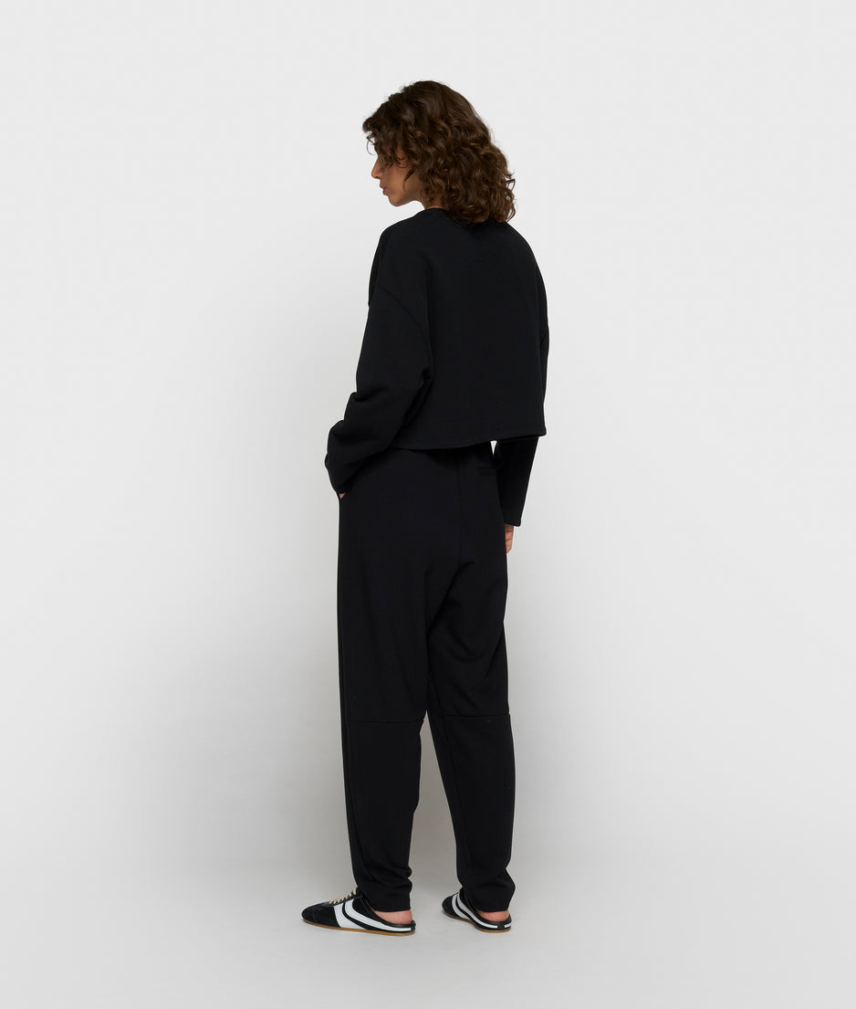 short 10DAYS sweater | black