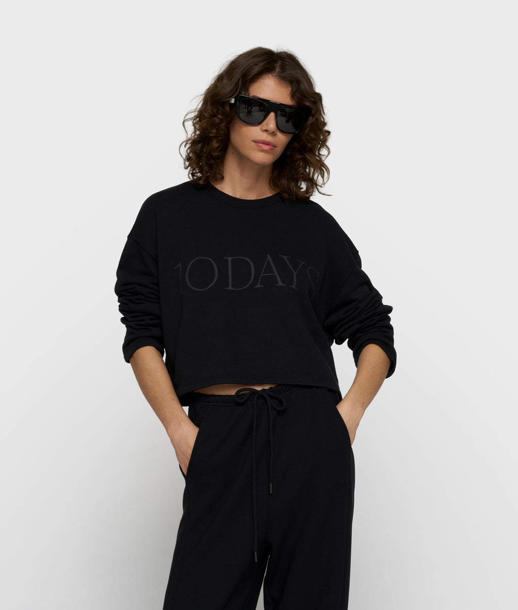 korte 10DAYS sweater | black
