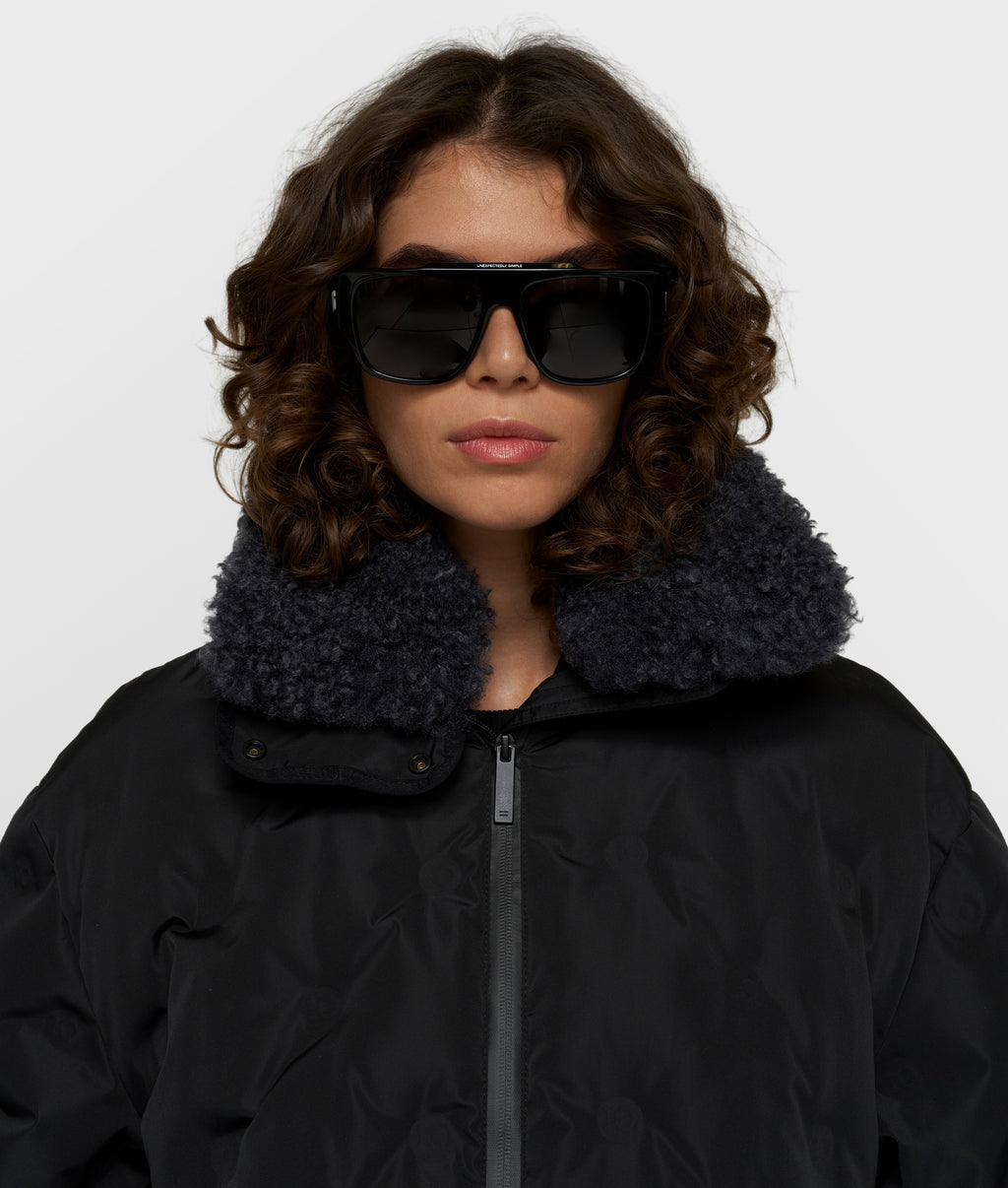 the darling coat | black