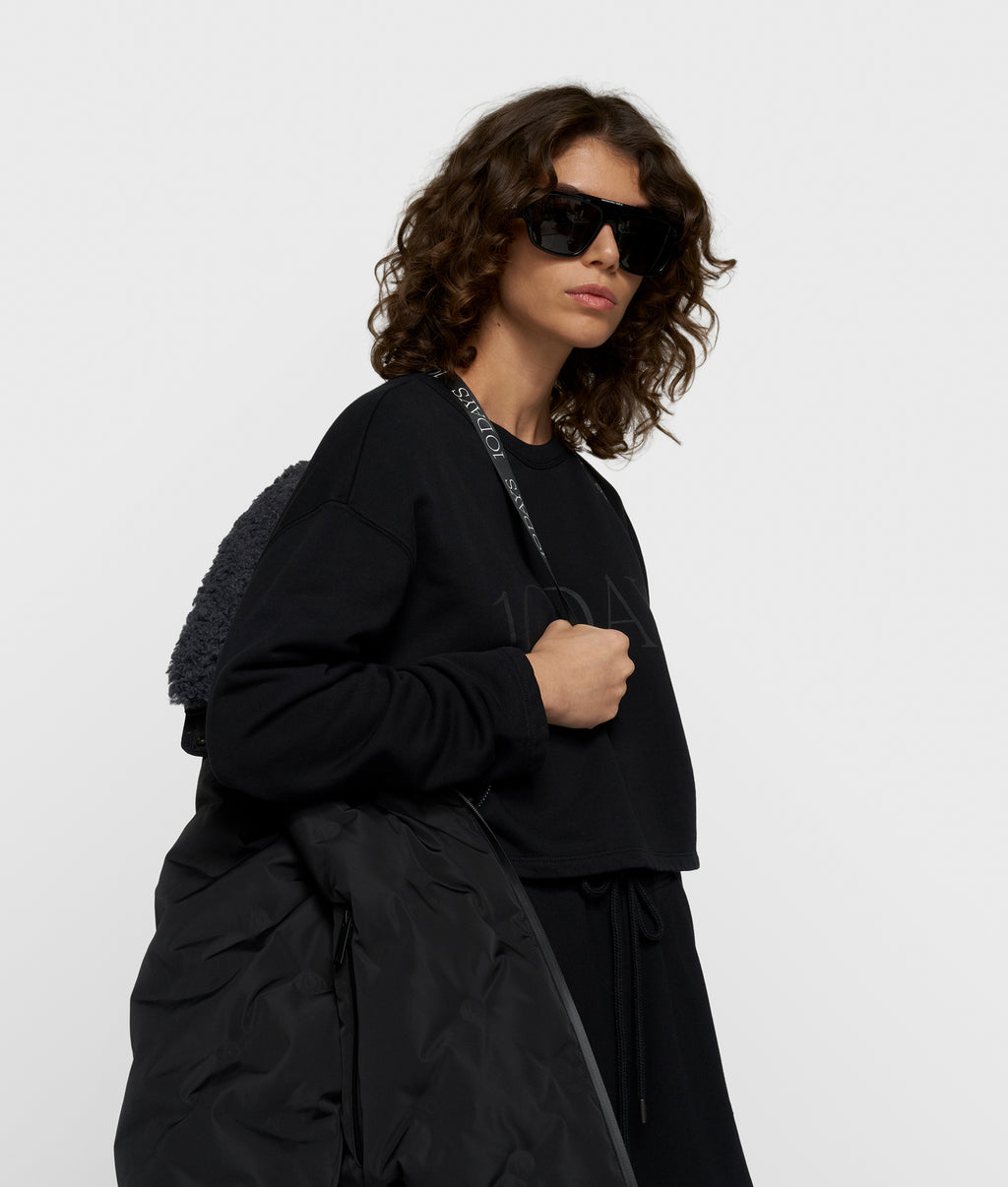 the darling coat | black