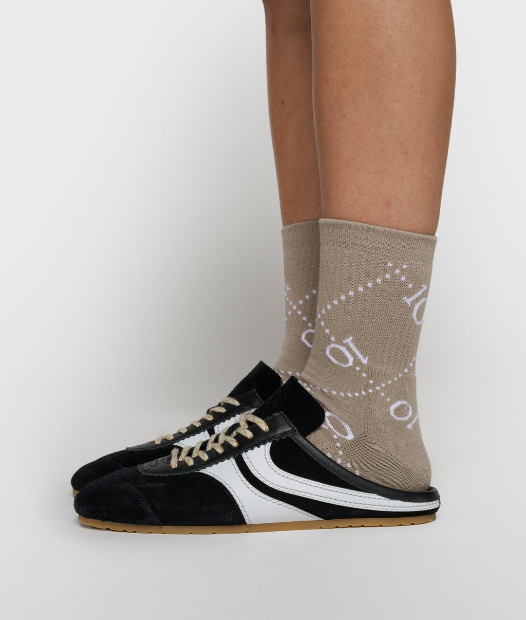 socks all-over monogram | fog