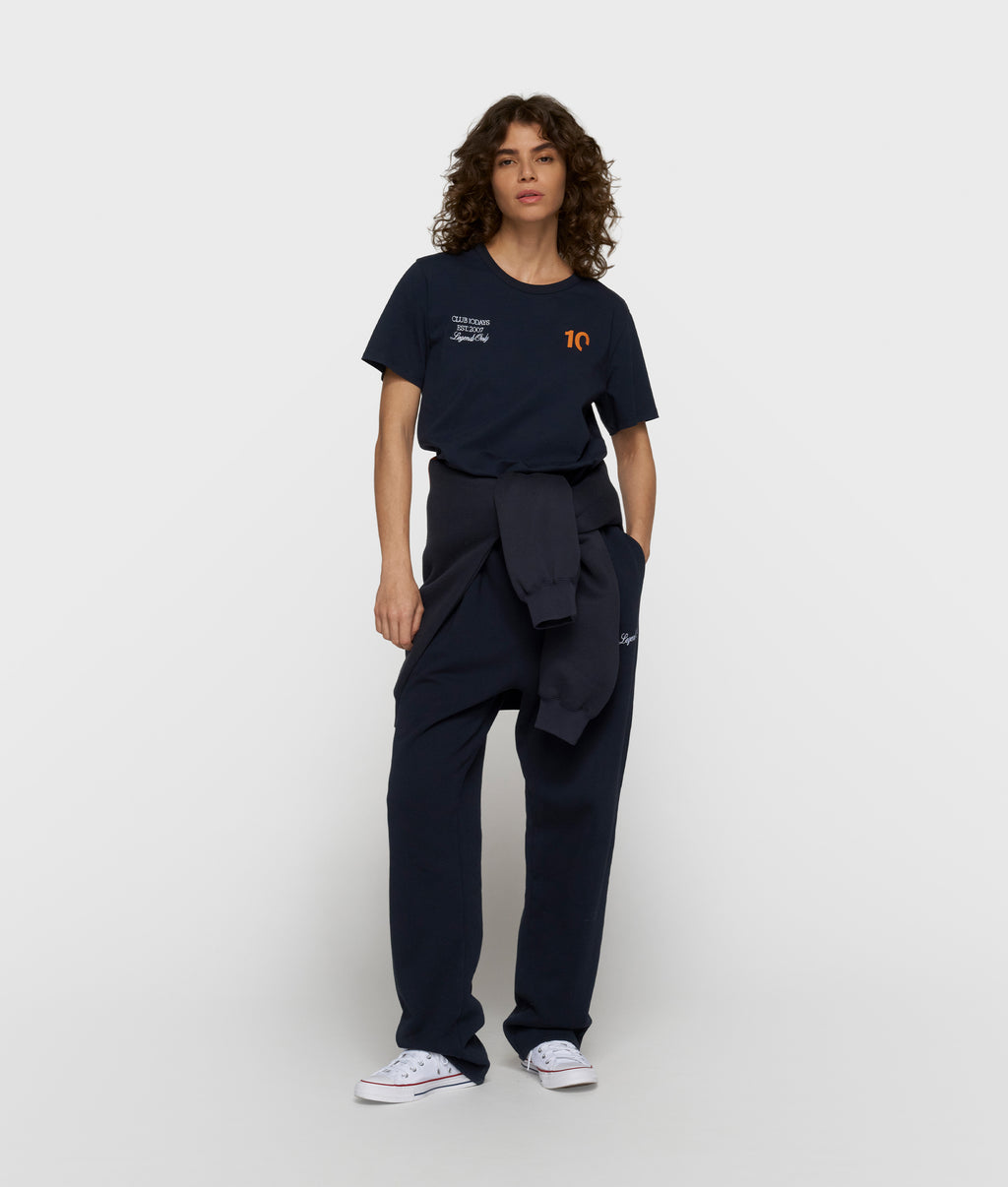 fitted tee | dark blue