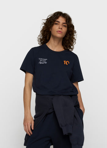 fitted tee | dark blue