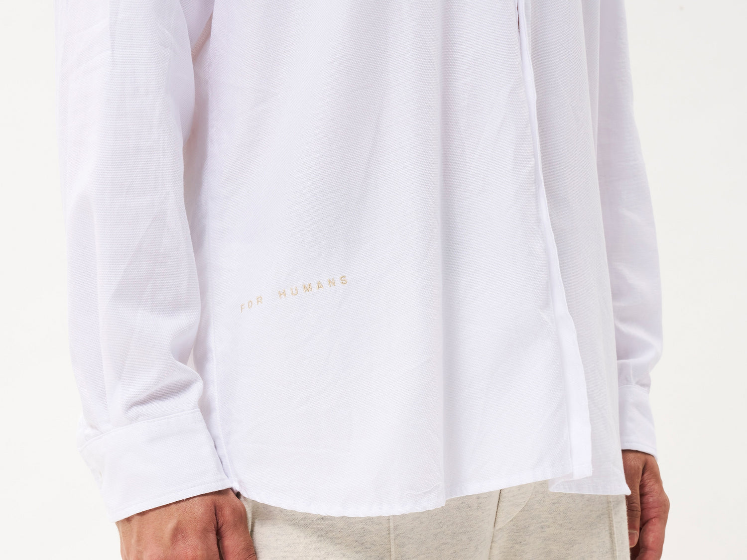 Tate smoking shirt | white
