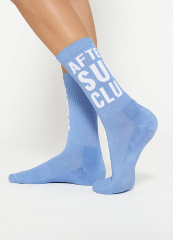 socks after sun club | blue bell