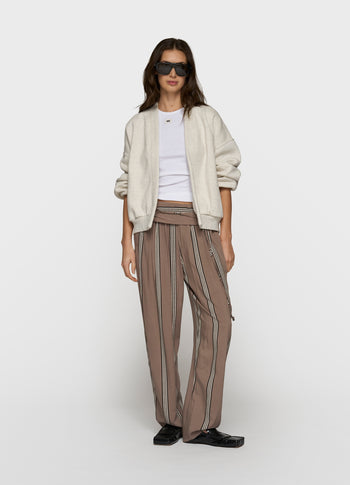 comfort pants stripes | moonrock