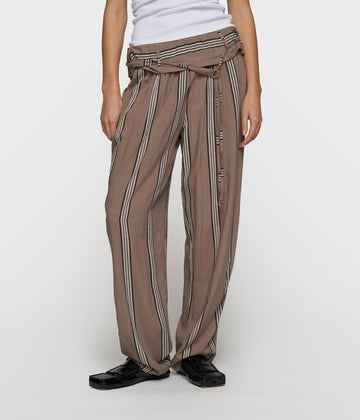 comfort pants stripes | moonrock