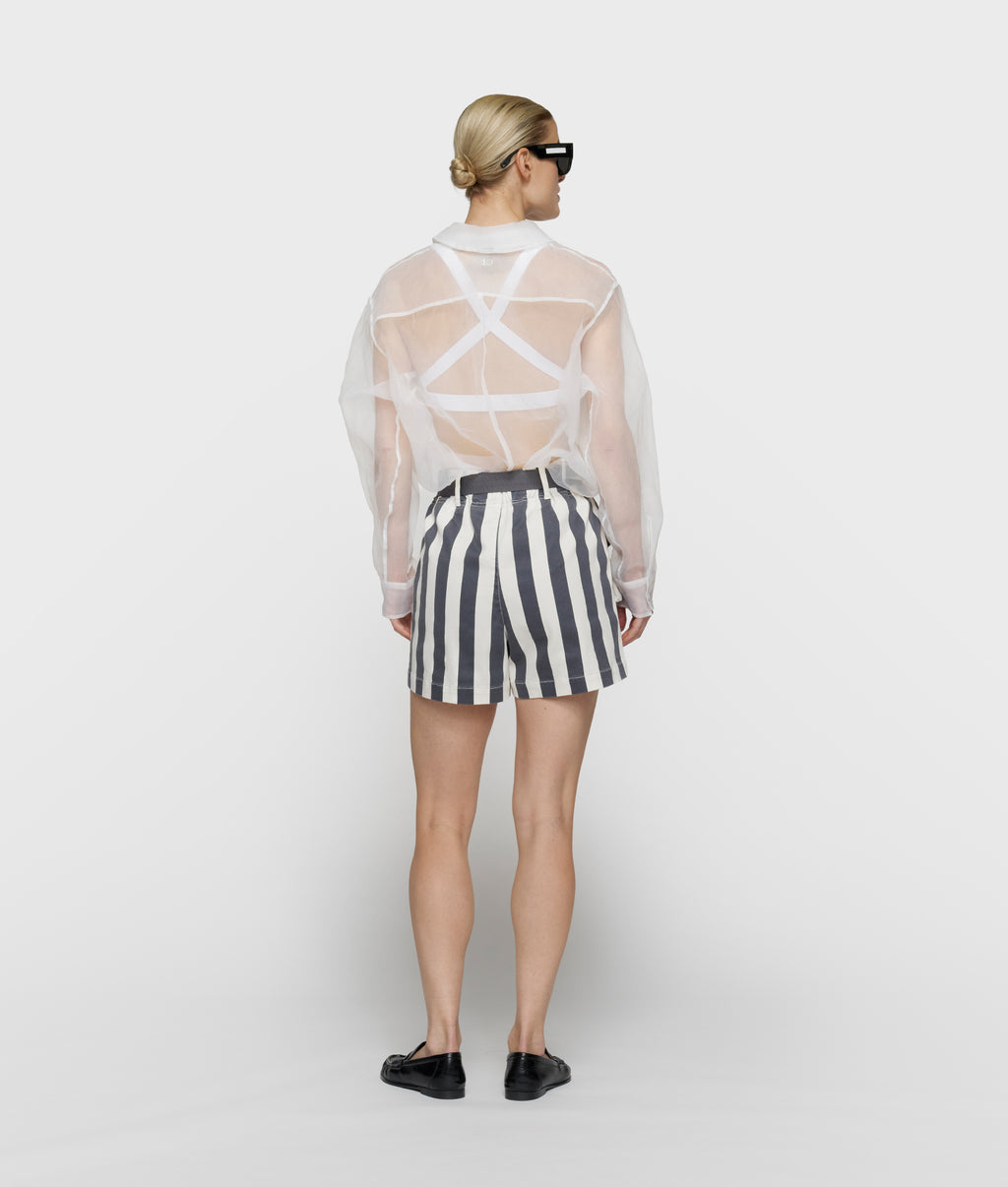 angel shirt organza | ecru