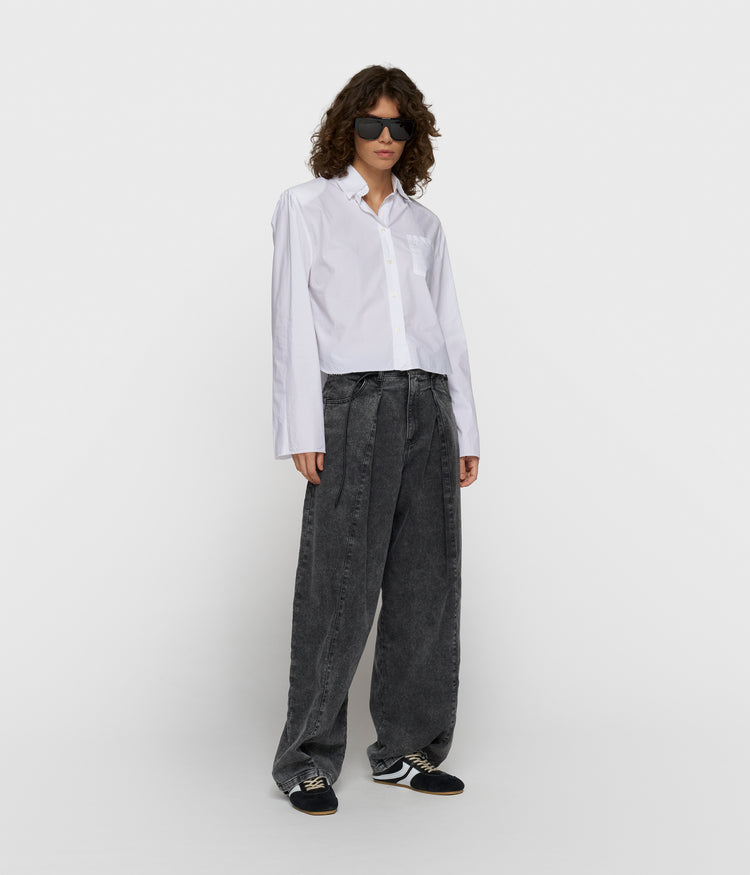 Bar pants jog denim | black