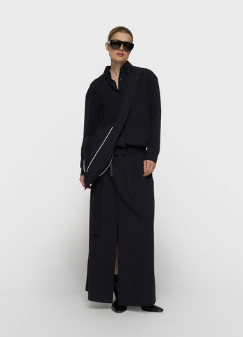travel blouse jacket | black