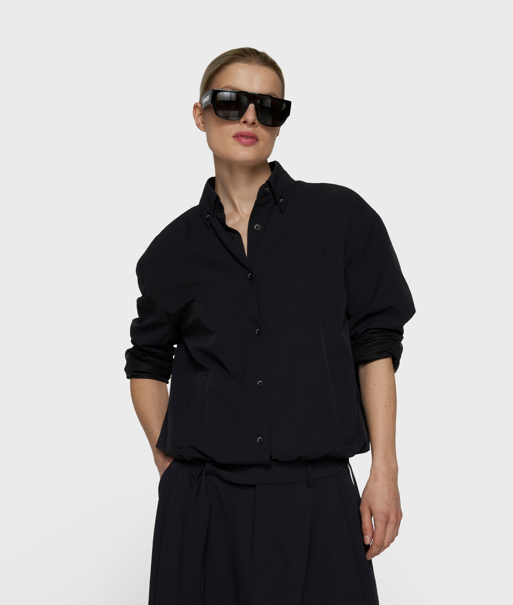 travel blouse jacket | black