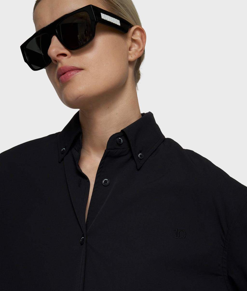 travel blouse jacket | black