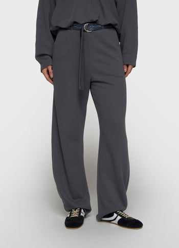 banana pants fleece | steel blue