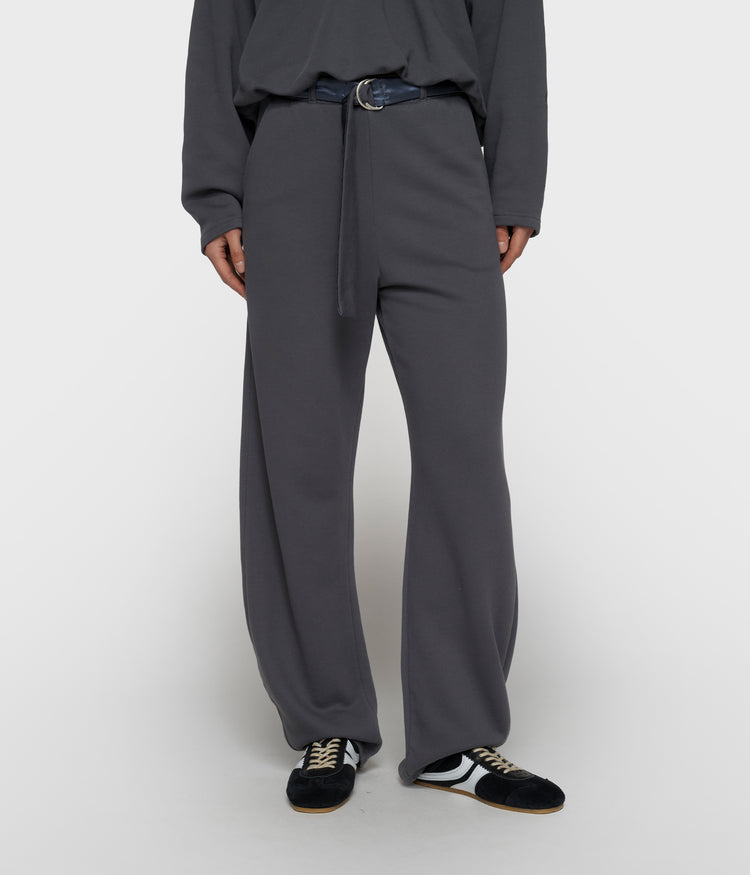 banana pants fleece | steel blue