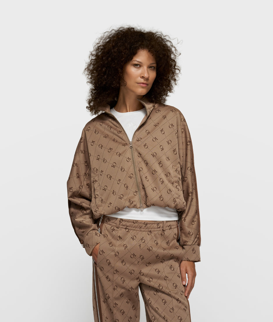 track jacket monogram | fudge