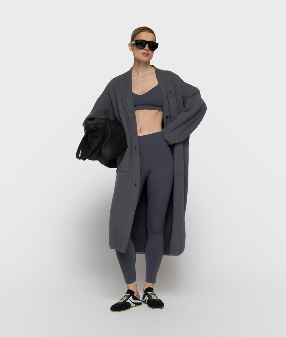 sporty leggings | steel blue