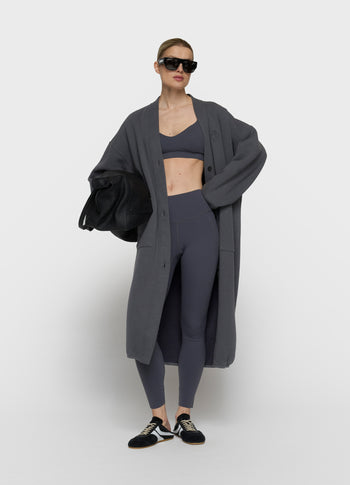 sporty bra | steel blue