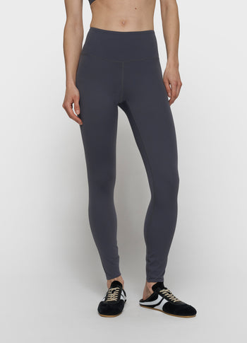 sporty leggings | steel blue