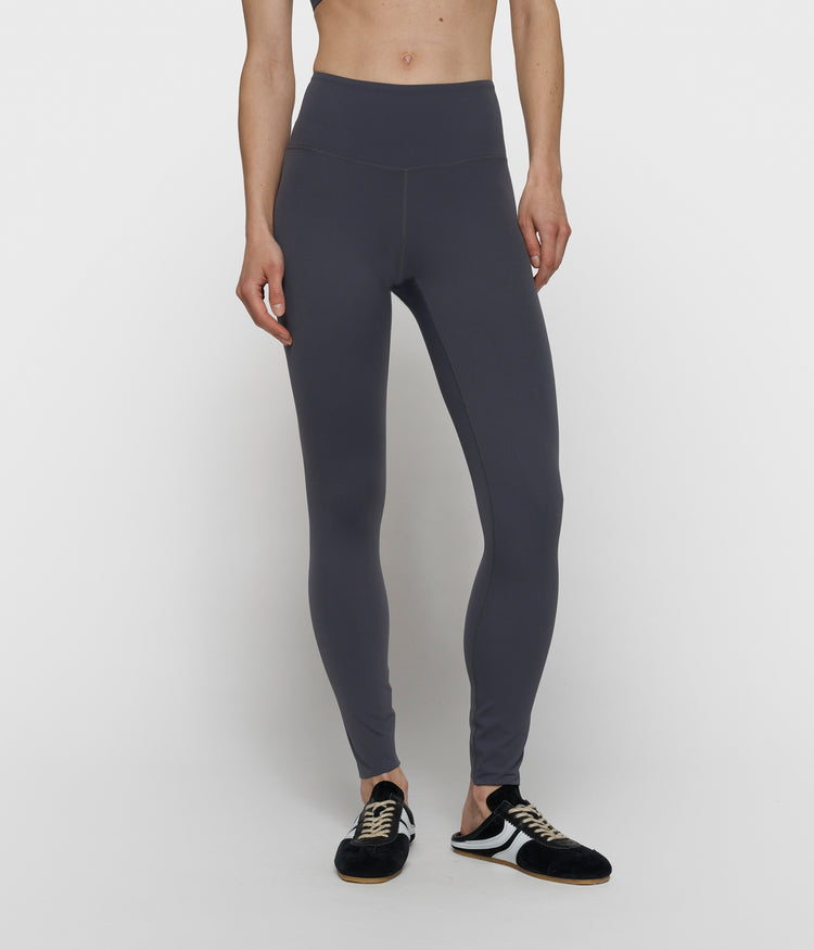 sporty leggings | steel blue