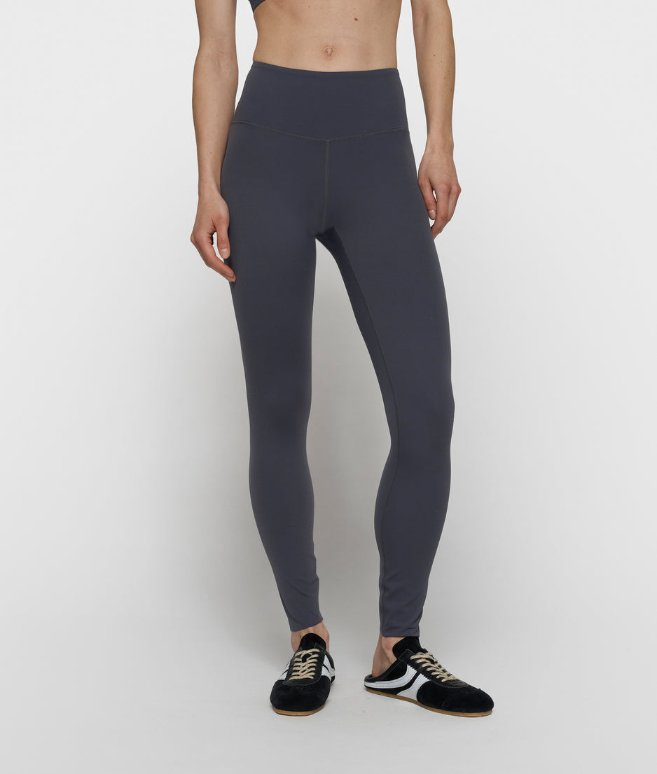 sporty leggings | steel blue