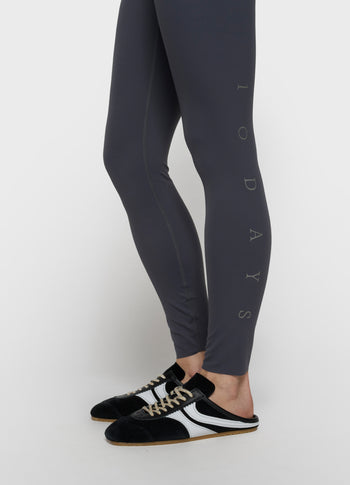 sporty leggings | steel blue