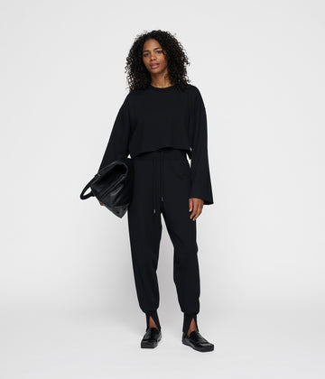 ballet jogger | black
