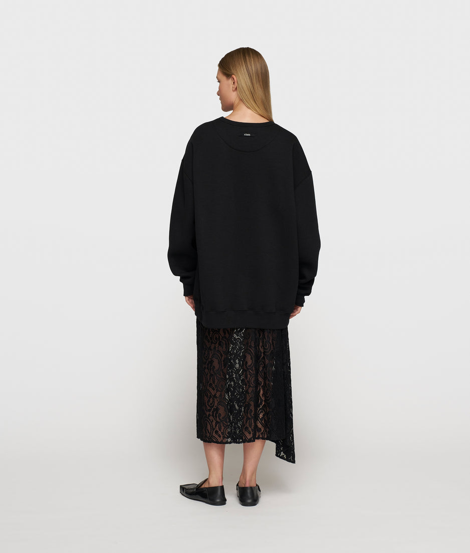 long sweater curly 10 | black