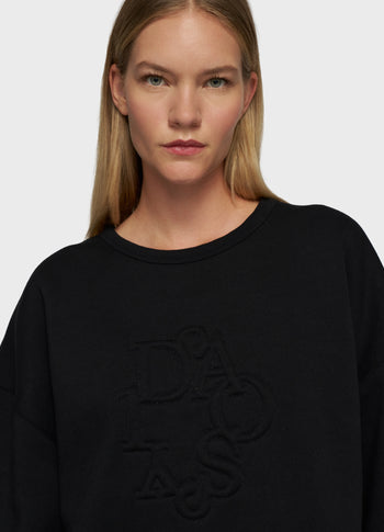 long sweater curly 10 | black