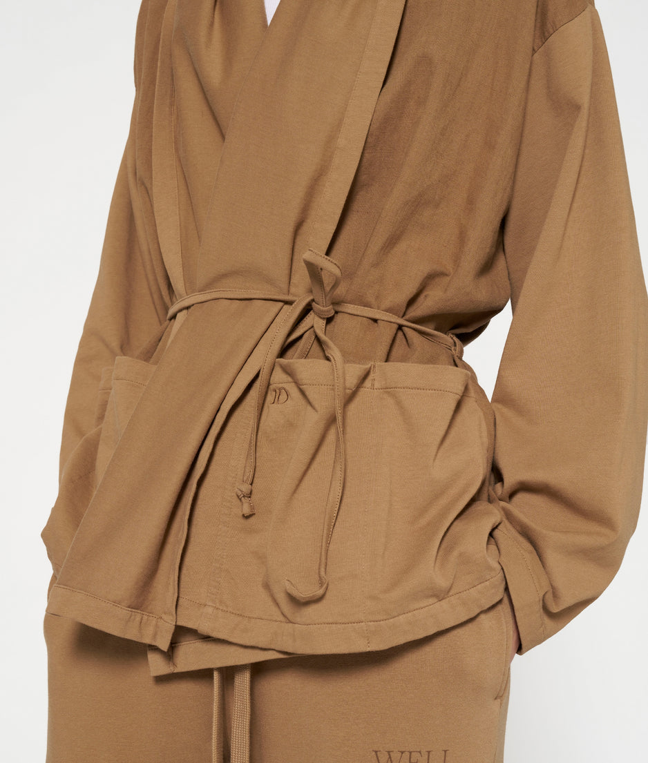 wellness jacket | cedar brown