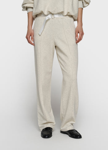 belt jogger | soft white melee