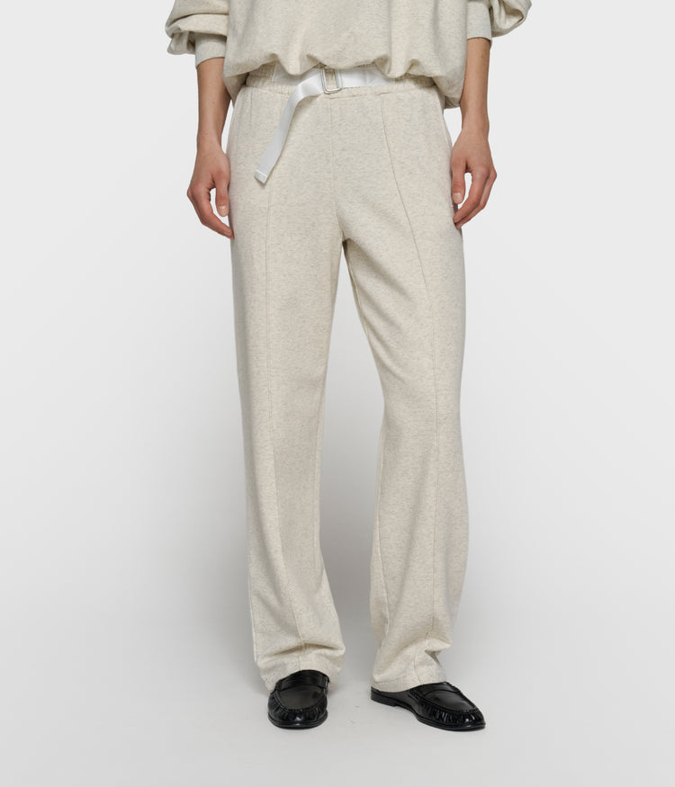 belt jogger | soft white melee