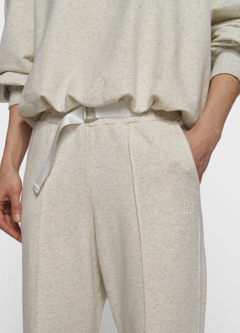 belt jogger | soft white melee