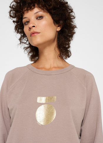 icon sweater | warm taupe