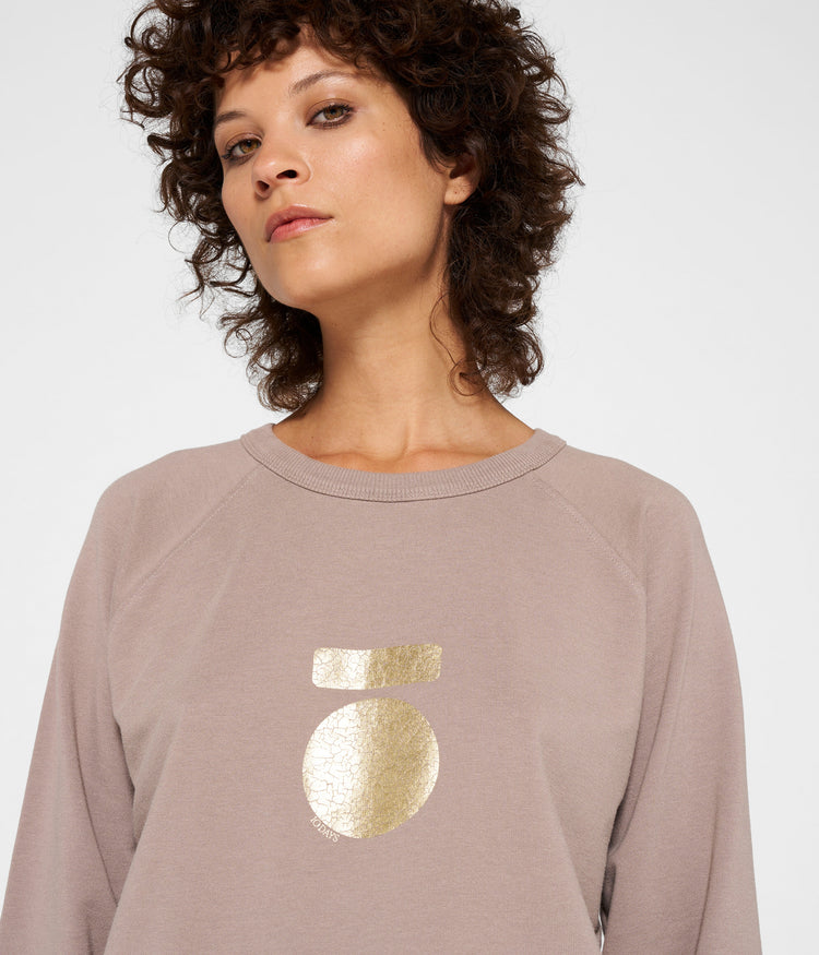 icon sweater | warm taupe